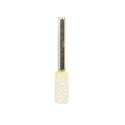 Piatra abraziva pentru slefuit metale, cu tija, Carbochim 33A46Q5V9E, 10 x 20/6 x 40 mm