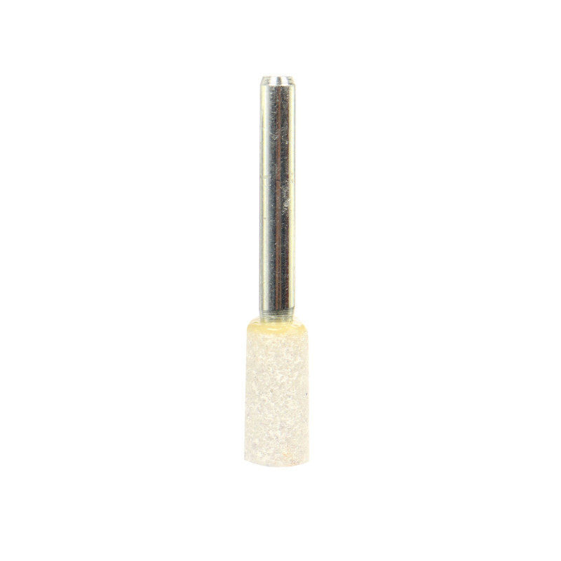 Piatra abraziva pentru slefuit metale, cu tija, Carbochim 33A46Q5V9E, 10 x 20/6 x 40 mm