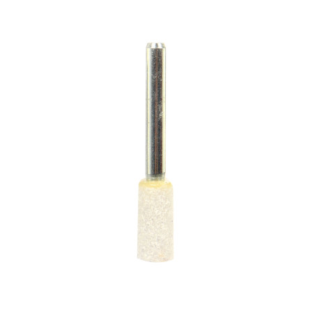 Piatra abraziva pentru slefuit metale, cu tija, Carbochim 33A46Q5V9E, 10 x 20/6 x 40 mm