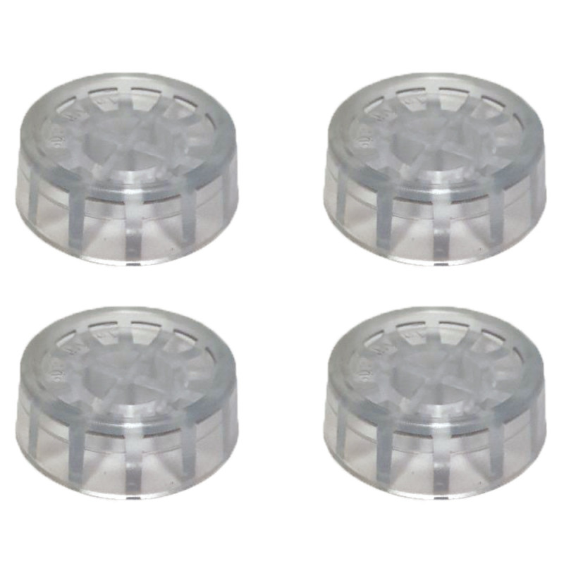 Picioruse antivibratii, antizgomot si antiderapante, SerEnd, pentru masina de spalat si uscator, transparent, cauciuc, 6.2 x 2 c