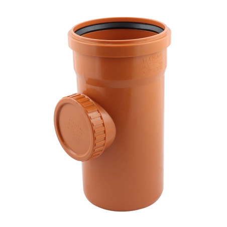 Piesa curatare PVC cu inel, D 160 mm