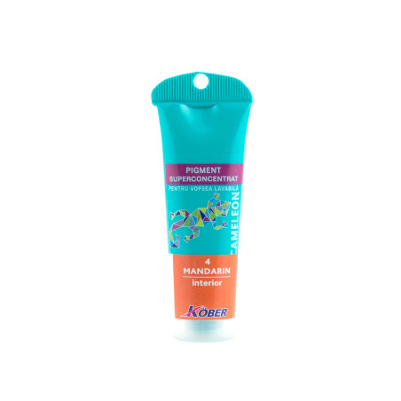 Pigment Kober, superconcentrat, interior / exterior, pentru vopsea lavabila, mandarin, 30 ml