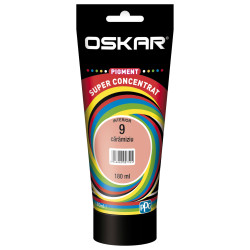 Pigment Oskar, superconcentrat, interior, pentru vopsea lavabila, caramiziu, 180 ml