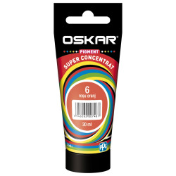 Pigment Oskar, superconcentrat, interior, pentru vopsea lavabila, rosu oranj, 30 ml