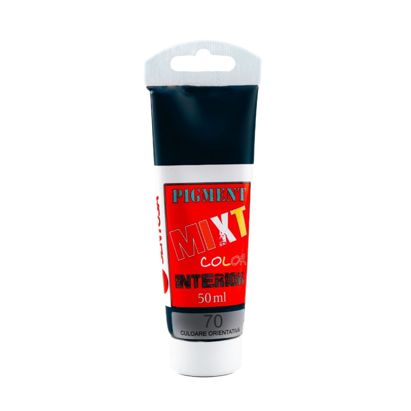Pigment Sentosa Mixt Color, superconcentrat, interior, pentru vopsea lavabila, negru 70, 50 ml Pigment Sentosa Mixt Color, superconcentrat, interior, pentru vopsea lavabila, negru 70, 50 ml