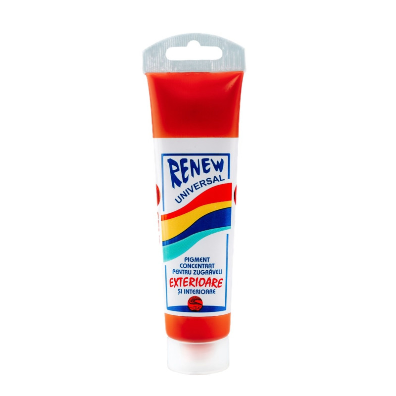 Pigment Sentosa Renew Universal, concentrat, interior / exterior, pentru vopsea lavabila, portocaliu 107, 70 ml