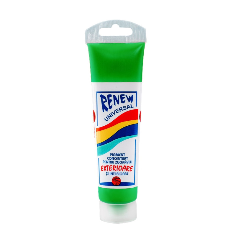 Pigment Sentosa Renew Universal, concentrat, interior / exterior, pentru vopsea lavabila, verde 117, 70 ml