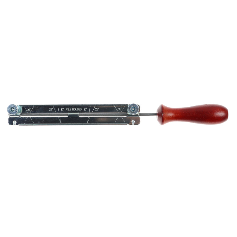 Pila pentru ascutire lant, Grunman, rotunda, cu maner lemn, 4.5 mm, pas 325