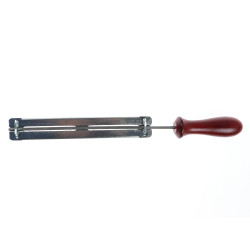 Pila pentru ascutire lant, Grunman, rotunda, cu maner lemn, 4 mm, pas 3/8
