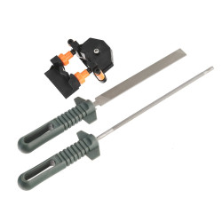 Pila pentru ascutire lant, OMAC, cu maner plastic, 4.8 mm, set 2 bucati