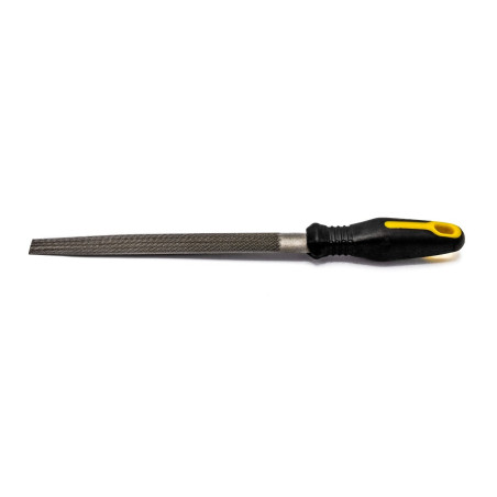 Pila pentru metal, semirotunda, Lumytools LT25161, maner bimaterial, 200 mm