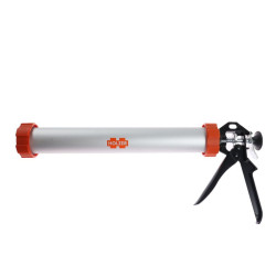 Pistol cilindric pentru aplicare silicon tip salam, 600 ml, Holzer XY-503, aluminiu + otel