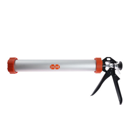 Pistol cilindric pentru aplicare silicon tip salam, 600 ml, Holzer XY-503, aluminiu + otel