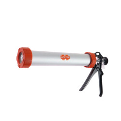 Pistol cilindric pentru silicon tip salam 400 ml, Holzer XY-502, aluminiu + otel