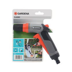 Pistol de stropit Gardena Clasic 18301-20, PVC, debit reglabil, 2 jeturi stropire