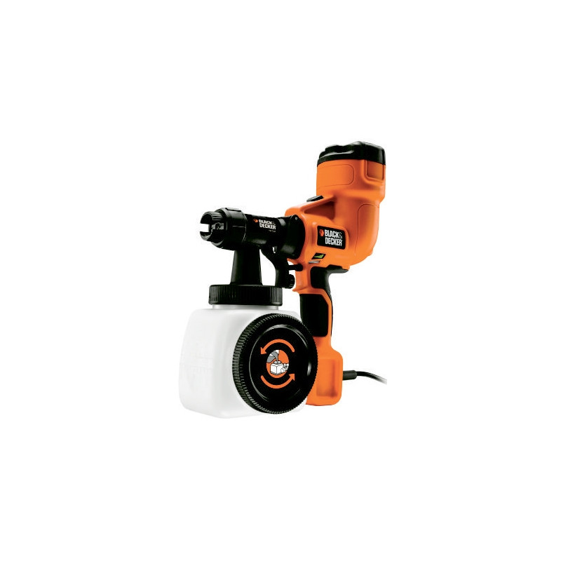 Pistol de vopsit electric, Black+Decker HVLP 200, 400 W