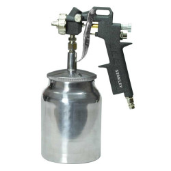 Pistol pneumatic, pentru vopsit, Stanley 150533XSTN, cu vas inferior 1 litru, 4 bari