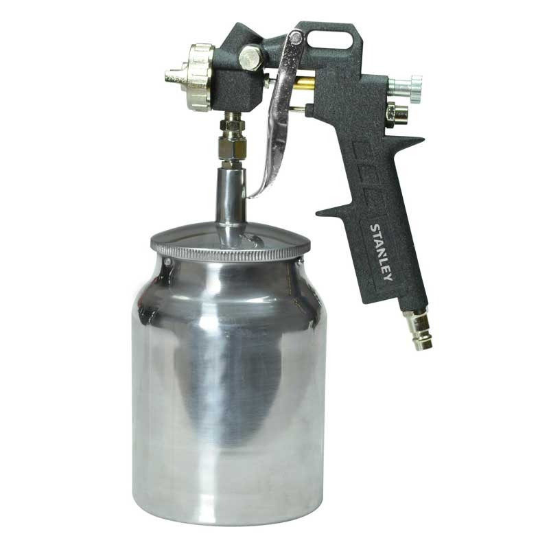 Pistol pneumatic, pentru vopsit, Stanley 150533XSTN, cu vas inferior 1 litru, 4 bari