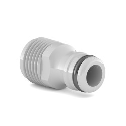 Adaptor robinet - furtun pentru irigatii gradina, 1 iesire, filet exterior, 13 mm, polipropilena, Cell Fast 50-665