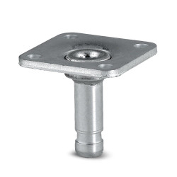 Placa prindere, din otel, 38 x 38 mm