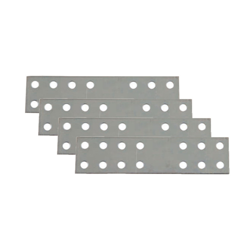 Placute metalice, tip I, pentru mobilier, zincat alb, 80 x 25 mm, set 4 bucati Placute metalice, tip I, pentru mobilier, zincat alb, 80 x 25 mm, set 4 bucati