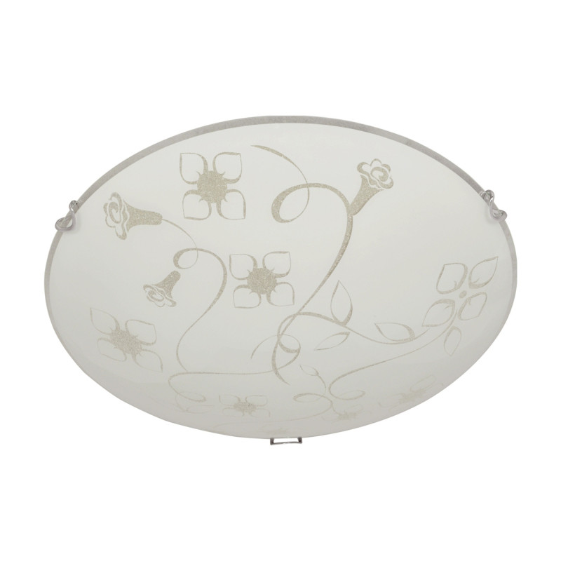 Plafoniera Fiori KL 8021, 1 x E27, alba, clasica