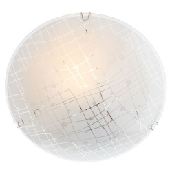 Plafoniera Graf 05-888, 1 x E27, D 250 mm, alba, clasica