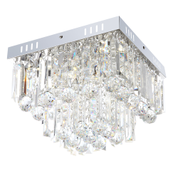 Plafoniera LED Cleo 68594-6A, 6 x 3W, lumina neutra, crom + acril, moderna