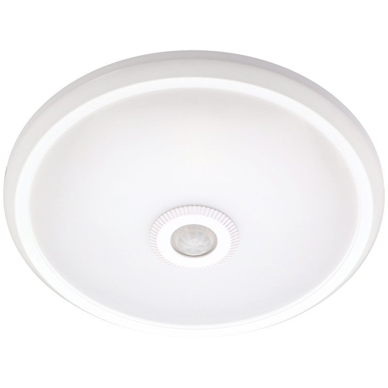 Plafoniera LED cu senzor Hepol, 20W, 1800lm, rotunda, lumina rece 6500 K, IP20, moderna