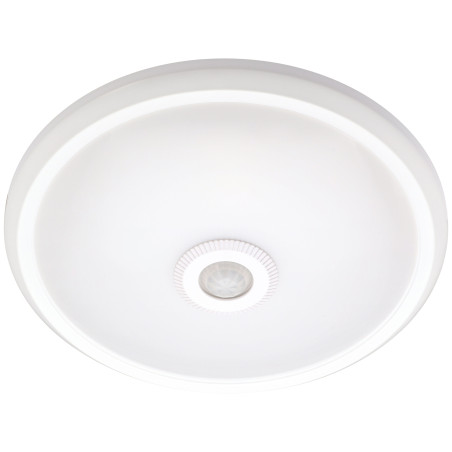 Plafoniera LED cu senzor Hepol, 20W, 1800lm, rotunda, lumina rece 6500 K, IP20, moderna