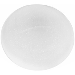 Plafoniera LED Hoff Dots, 12W, 960lm, D 260 mm, lumina neutra 4000 K, alb cu efect de sclipire, moderna