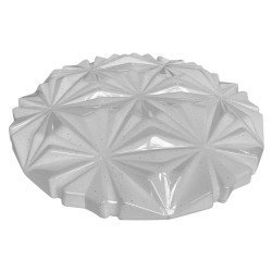 Plafoniera LED Hoff Quartz, 48W, 3360lm, D 480 mm, lumina rece, alba, moderna