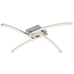 Plafoniera LED Jules 67169-24IP, 24W, 1500lm, lumina calda / neutra / rece, crom, moderna