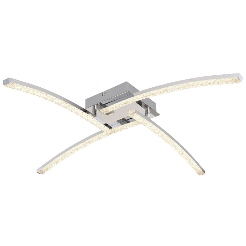 Plafoniera LED Jules 67169-24IP, 24W, 1500lm, lumina calda / neutra / rece, crom, moderna