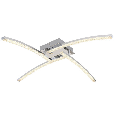 Plafoniera LED Jules 67169-24IP, 24W, 1500lm, lumina calda / neutra / rece, crom, moderna