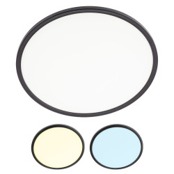 Plafoniera LED Memo 05-935, 24W, lumina calda / neutra / rece, rotunda, neagra, moderna