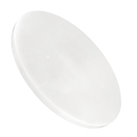 Plafoniera LED RGB inteligenta Rainbow, 48W, 3600lm, lumina calda / neutra / rece / multicolora, cu telecomanda, alba, moderna