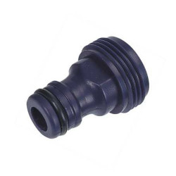 Adaptor robinet - furtun pentru irigatii gradina, 1 iesire, filet exterior, 19 mm, polipropilena, Grunman DY8018