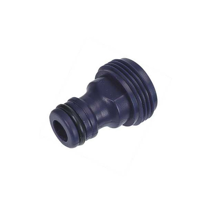 Adaptor robinet - furtun pentru irigatii gradina, 1 iesire, filet exterior, 19 mm, polipropilena, Grunman DY8018