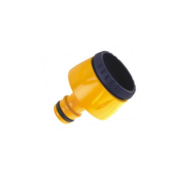 Adaptor robinet - furtun pentru irigatii gradina, 1 iesire, filet exterior, 19 mm/25mm, polipropilena, Grunman DY8023L