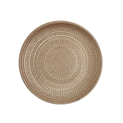 Platou decorativ AK3323014, MDF, nuanta naturala, 30 cm