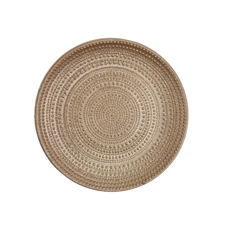 Platou decorativ AK3323014, MDF, nuanta naturala, 30 cm