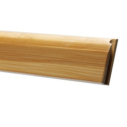 Plinta parchet bambus Matt Dark, lemn natural, 1850 x 45 x 15 mm