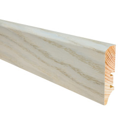 Plinta parchet lemn P50, stejar daffodil, 2200 x 60 x 16 mm
