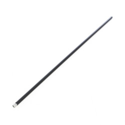 Baston pentru arici cos fum, bucse M12, 1.4 m, PP negru, 4CR15