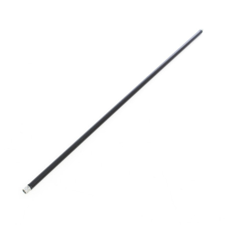 Baston pentru arici cos fum, bucse M12, 1.4 m, PP negru, 4CR15