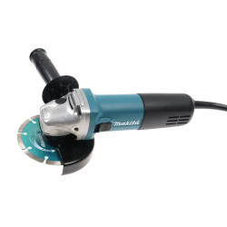 Polizor unghiular, Makita 9558HNRGX3, 840 W, 11000 rot/min, 125 mm, cu disc diamantat