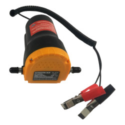 Pompa auto pentru extras motorina si ulei, Carmax, negru / galben, 12 V