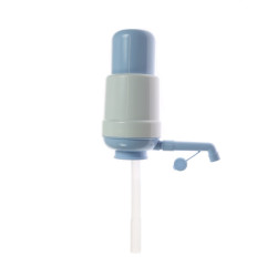 Pompa de apa manuala B00002, cu tija extensibila, 3-11 L, albastru + alb