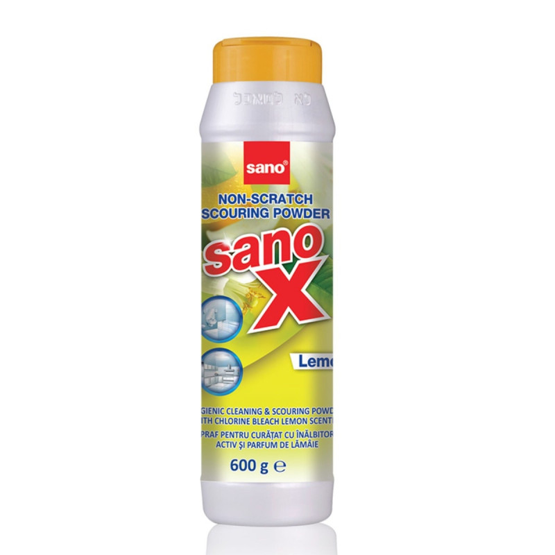 Praf de curatat cu inalbitor Sano X Powder 600 g Praf de curatat cu inalbitor Sano X Powder 600 g